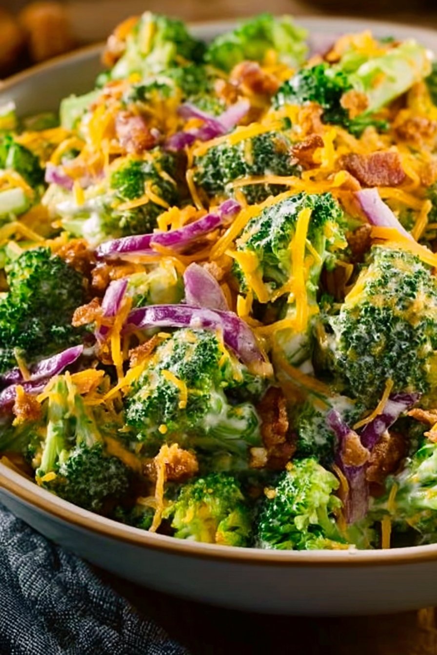 The Best Broccoli Salad: Crunchy Family Favorite