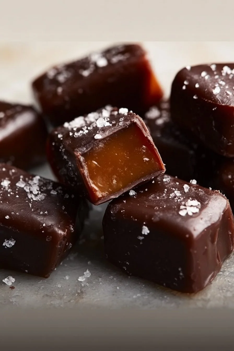Delicious homemade date caramels made with four simple ingredients.
