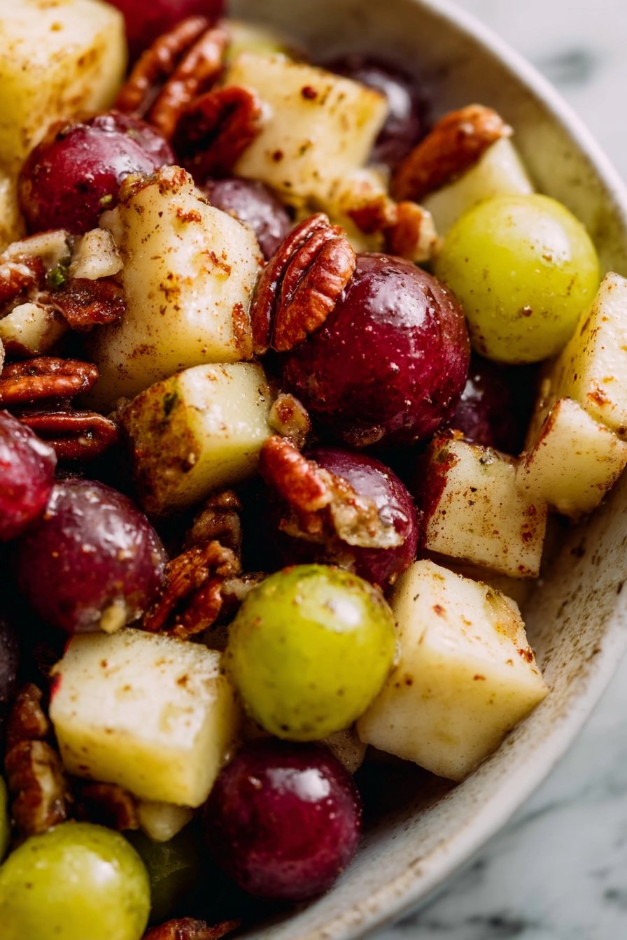 Cinnamon Apple Grape Salad