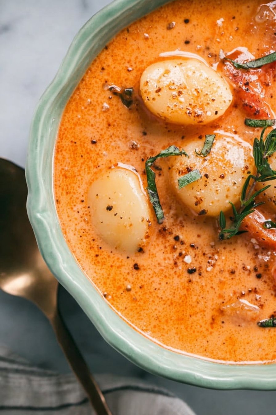 Creamy Tomato Gnocchi Soup