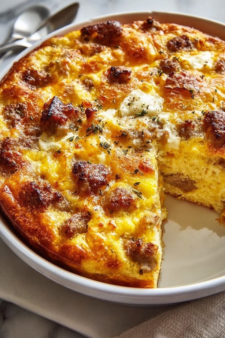 Easy Sausage and Egg Casserole: 6-Ingredient Breakfast Bliss