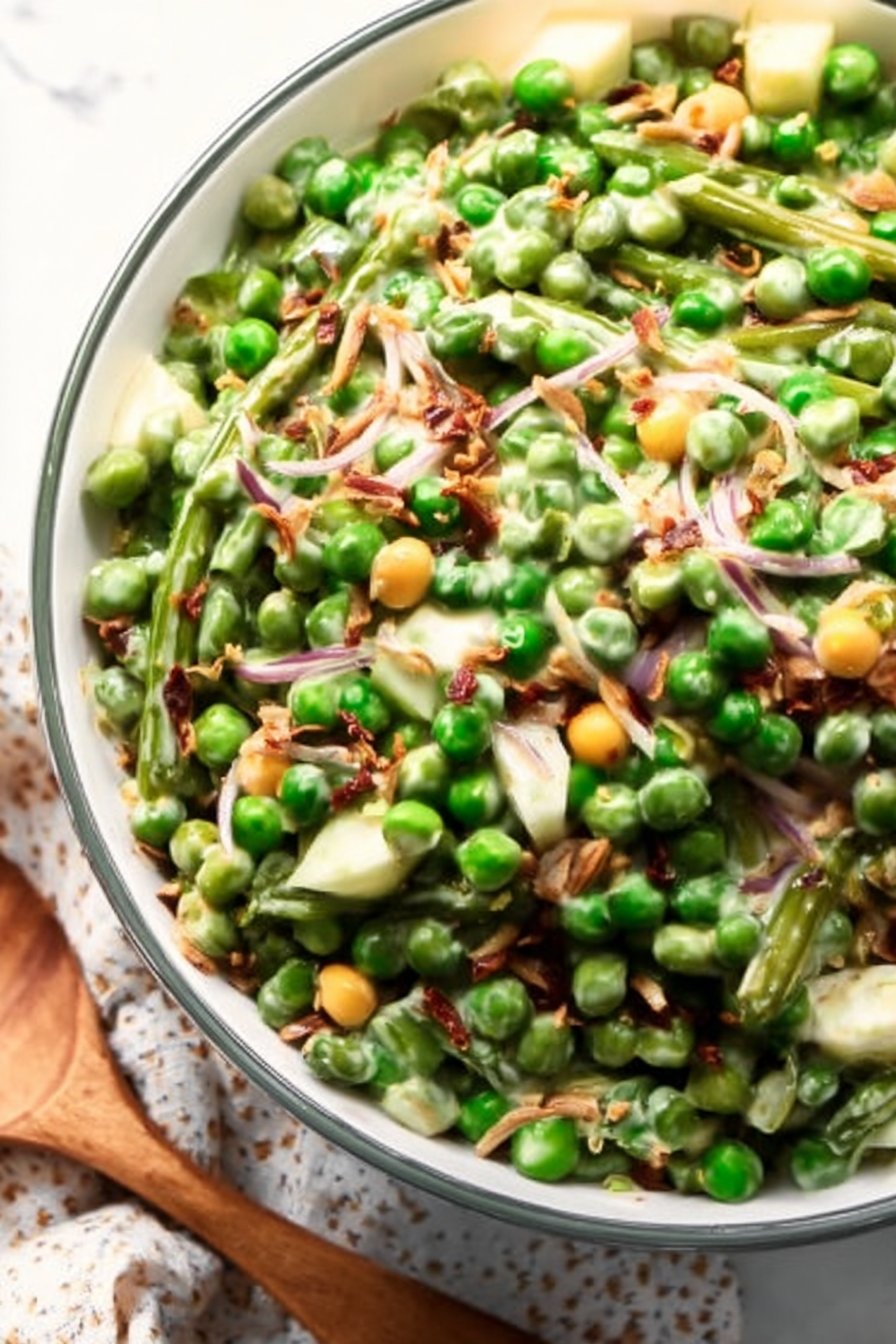 Easy English Pea Salad