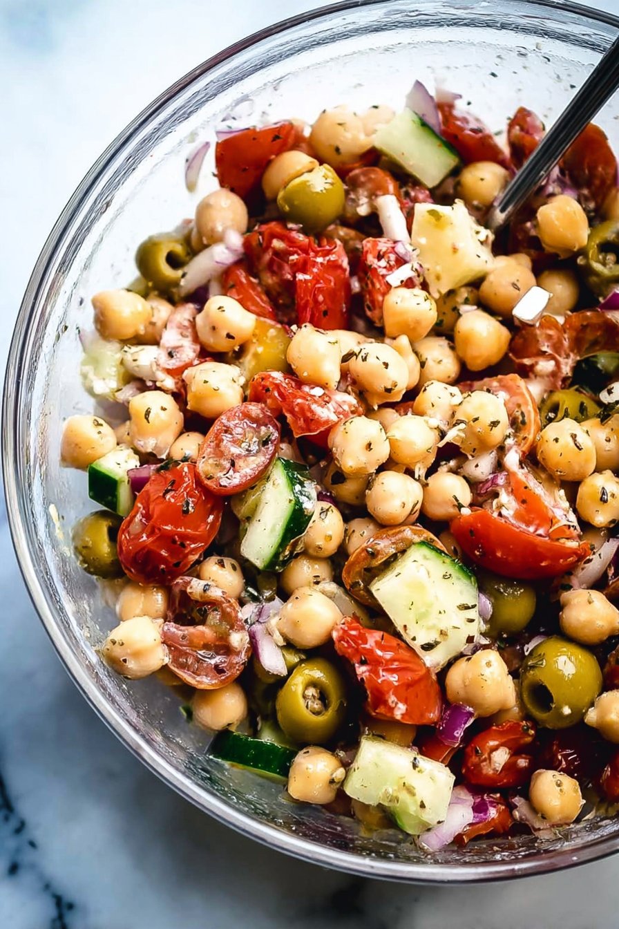 Italian Chickpea Salad