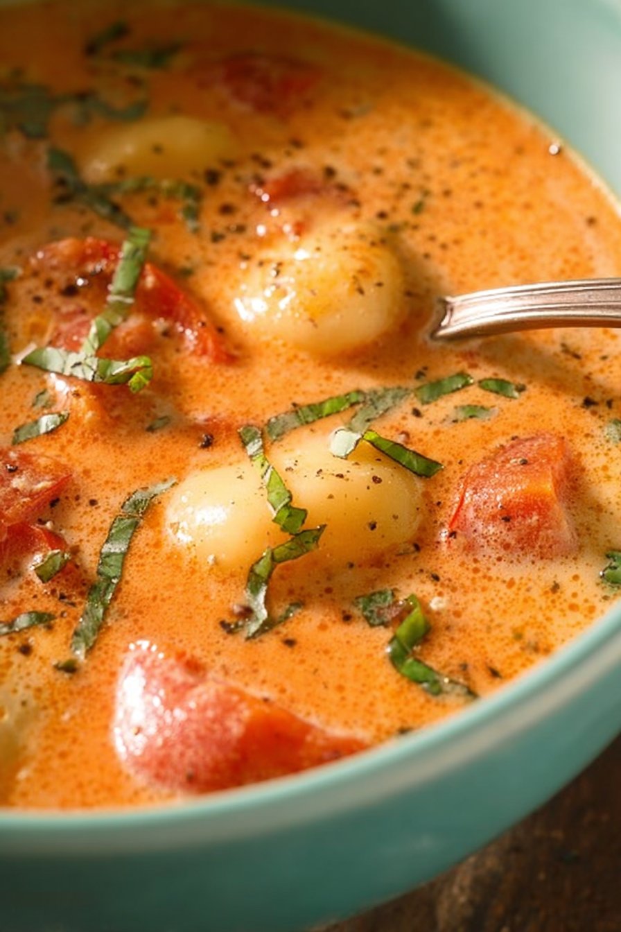 Creamy Tomato Gnocchi Soup