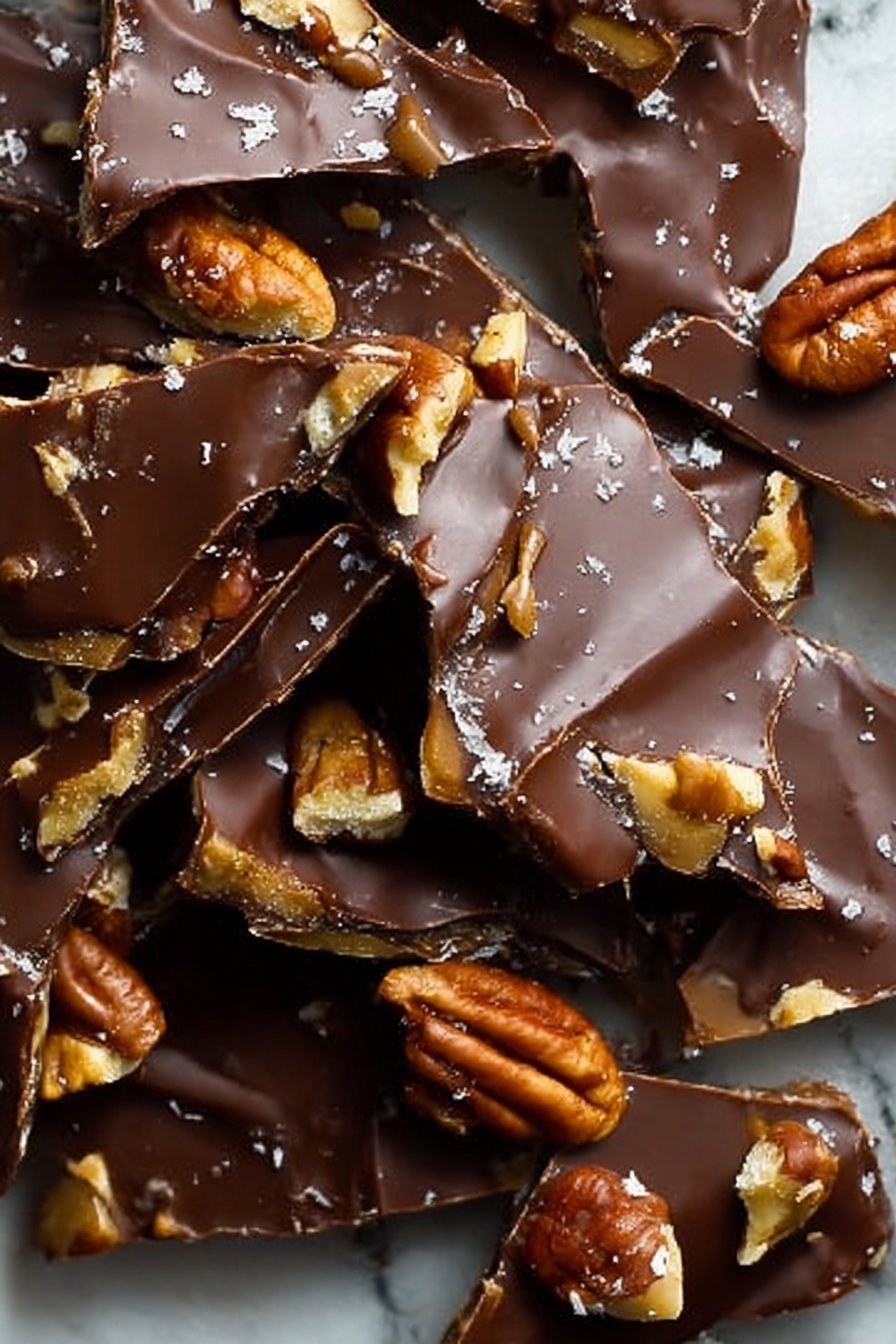 Chocolate Espresso Pecan Toffee