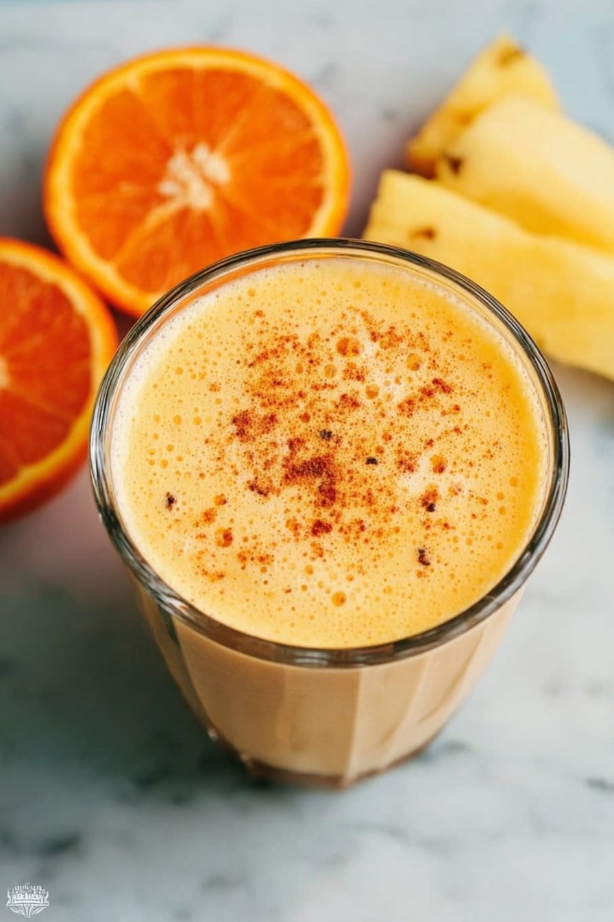Orange Pineapple Banana Smoothie