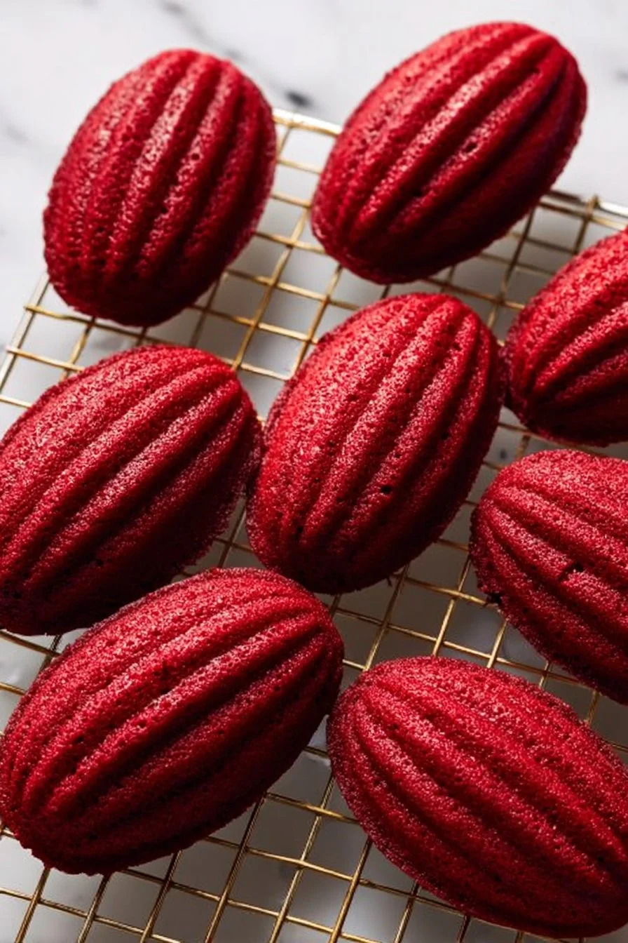 Red Velvet Madeleines