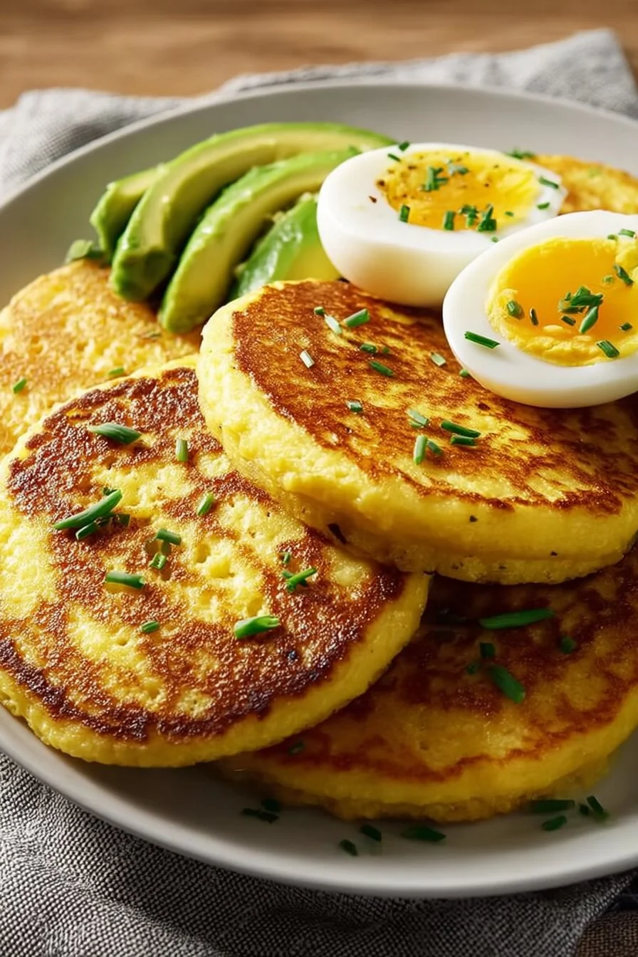 Breakfast Polenta Cakes