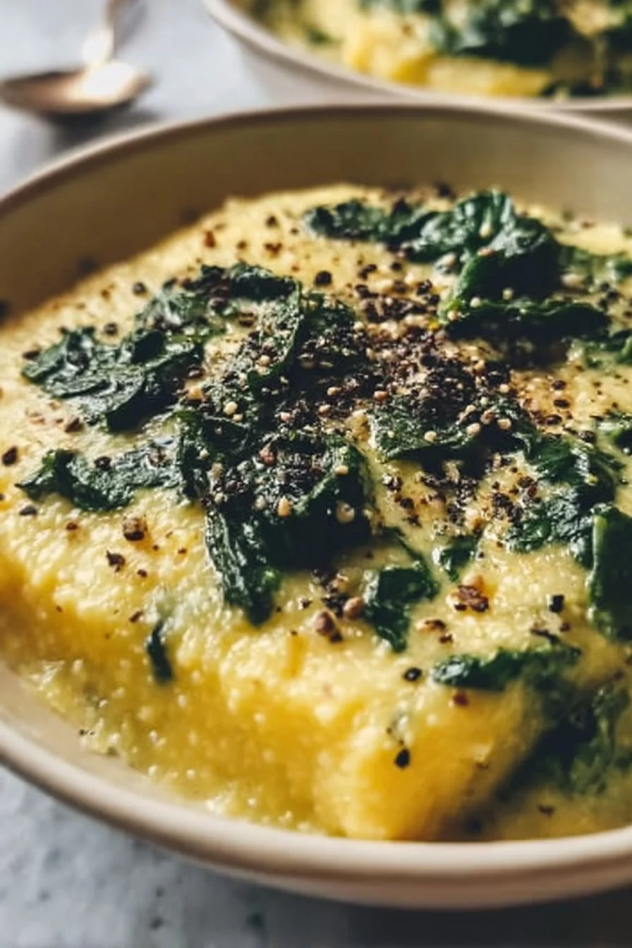 Creamy Spinach Polenta Recipe That Will Wow Your Taste Buds