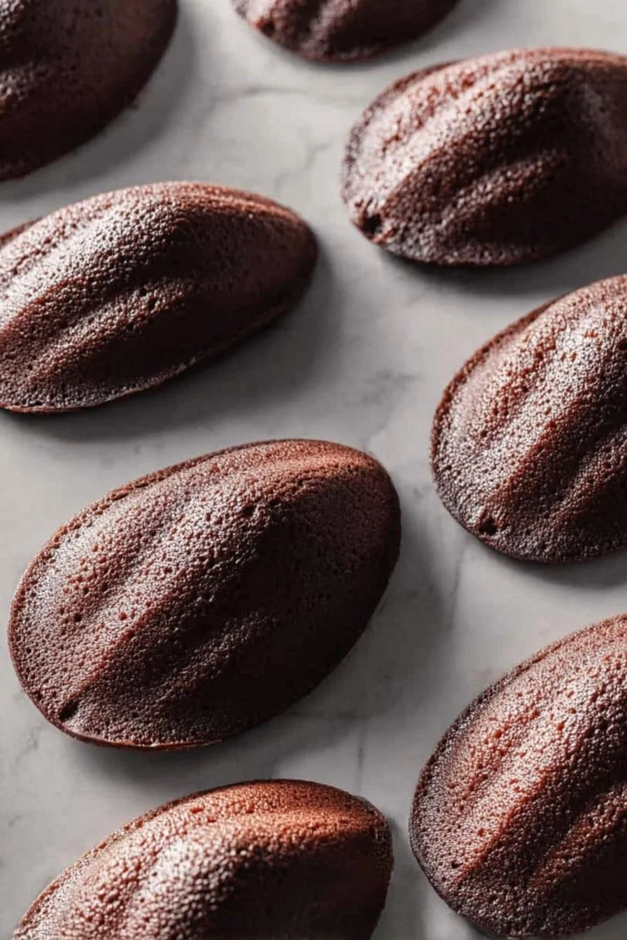 Easy Double Chocolate Madeleines