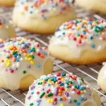 Fluffy Italian Ricotta Cookies ready to enjoy on a plate