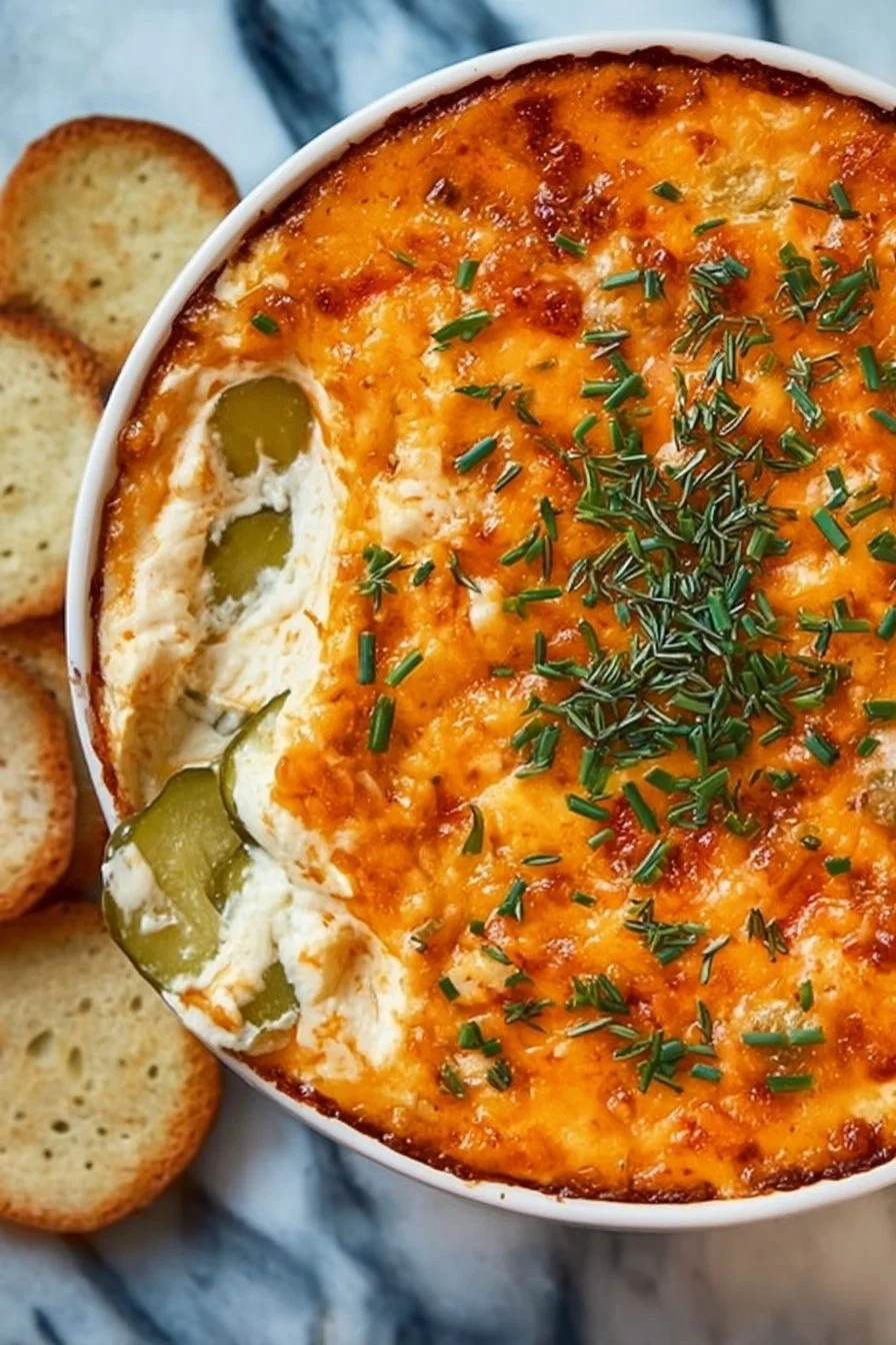 Hot And Cheesy Fried Pickle Dip Recipe