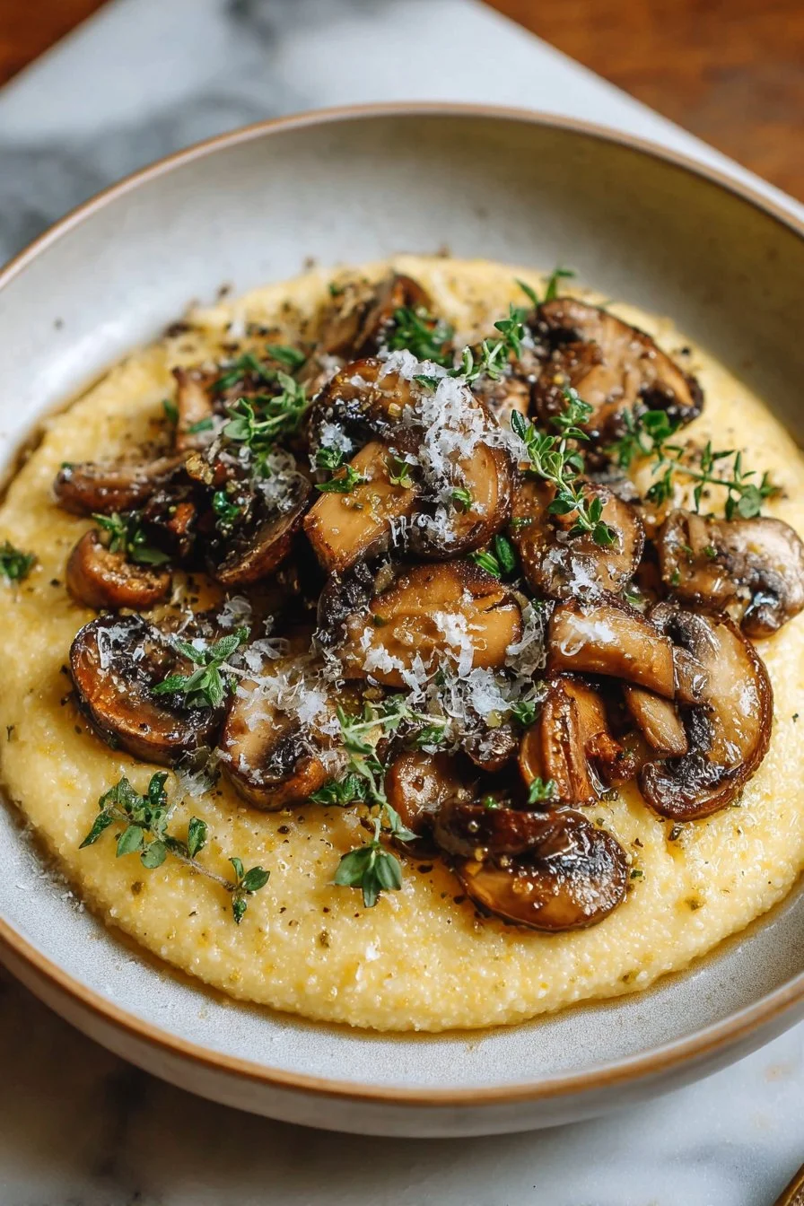 Italian Polenta with Mushrooms: Earthy Comfort Delight