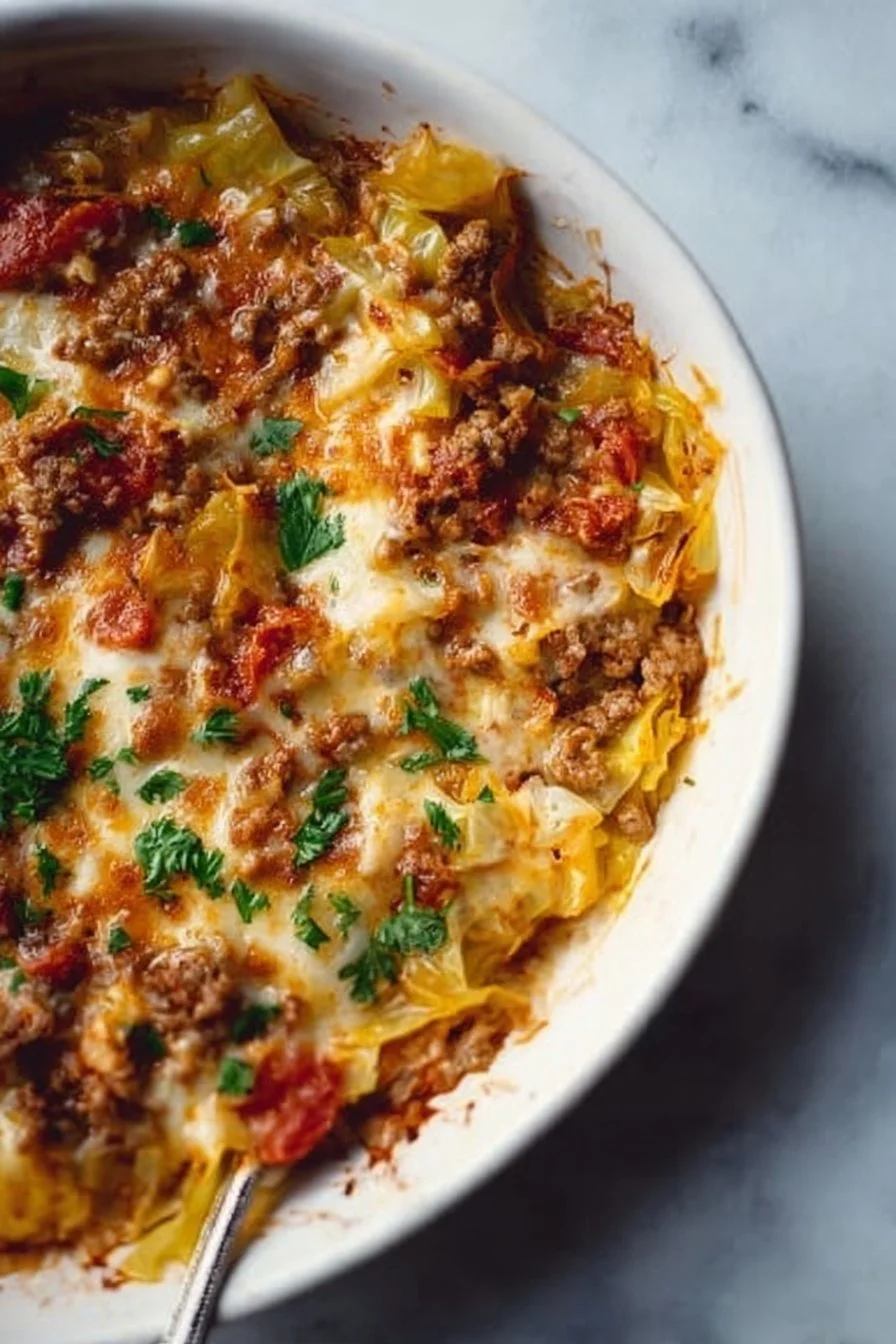 Low Carb Unstuffed Cabbage Casserole Recipe