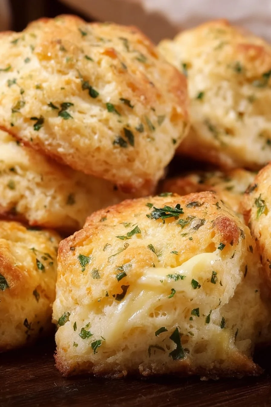 Fluffy sourdough biscuits with Greek yogurt and cheddar cheese
