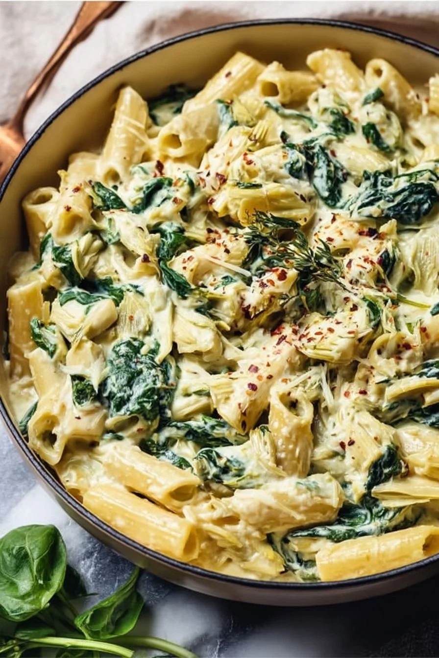 Spinach Artichoke Pasta
